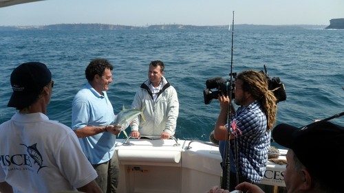 The team experienced luxury game fishing off Sydney. © MIAA